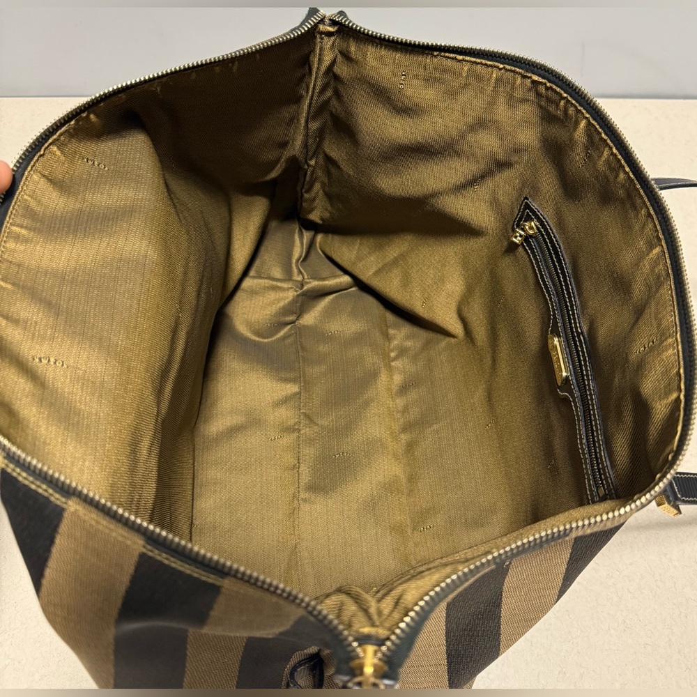 Fendi Pequin Zip Large Tote Bag - Picture 14 of 16